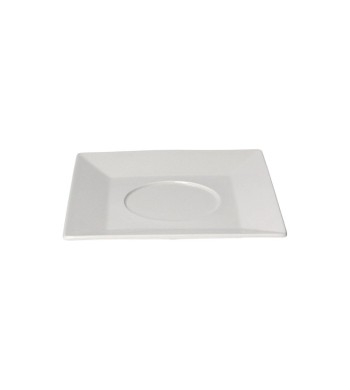 PIATTINO COLAZIONE CM 15 PLAIN BIANC