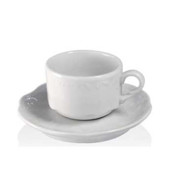 PIATTINO CAFFÈ VECCHIO VIENNAS.3 CM 12 BIANC