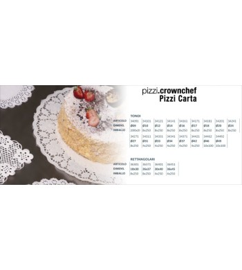 CF.250 PIZZI TONDI 12 (PROMO)CROWN CHEF CART