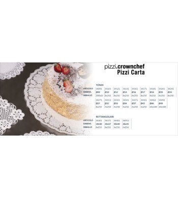 CF.250 PIZZI TONDI 34 (PROMO)CROWN CHEF CART