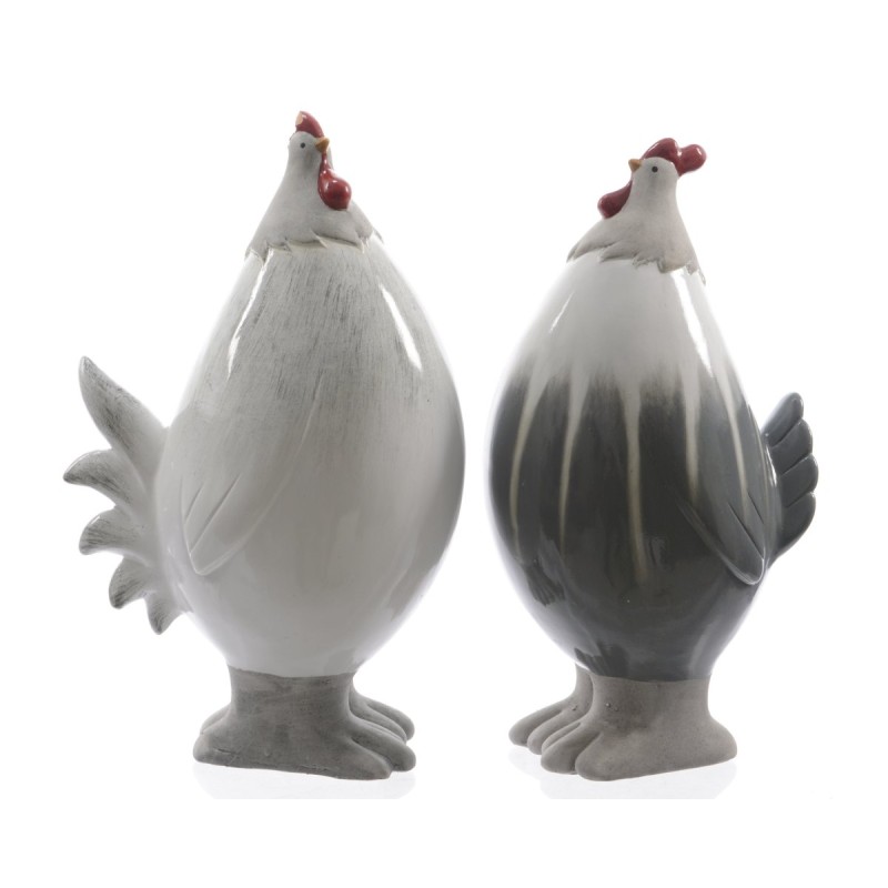 GALLINA IN CERAMICA IN 2 DISEGNI ASSORTIT