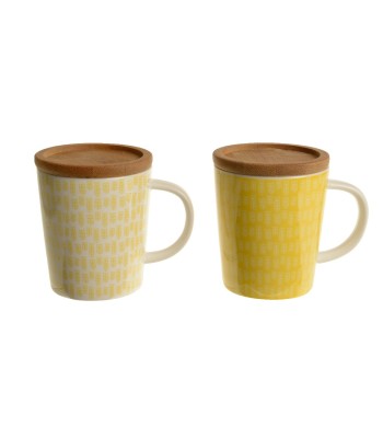 TAZZA MUG IN 2 COLORI ASSORTIT