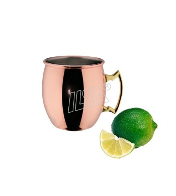 TAZZA BOMBATA MOSCOW MULE CL40 LINEA MIXAGE COPPER PLACCATA