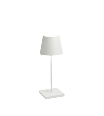 LAMPADA DA TAVOLO POLDINA TA.MINI PRO CM 11X30H BIANCO OPACO