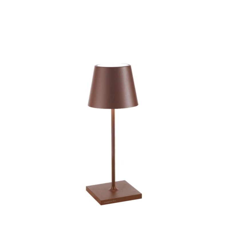 LAMPADA DA TAVOLO POLDINA TA.MINI PRO CM 11X30H CORTEN (PROM