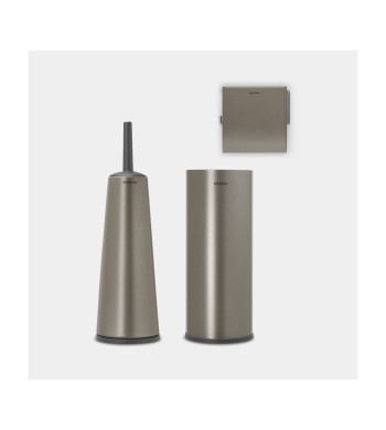 SET 3 ACCESSORI TOILETTE RENEW - PLATINU