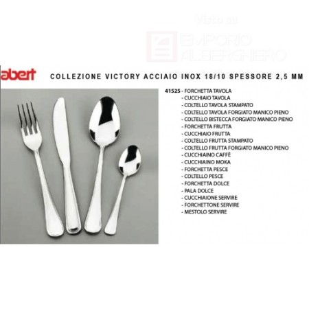 FORCHETTA PESCE VICTORY IN ACCIAIO INOX 18 - 10 MM 20