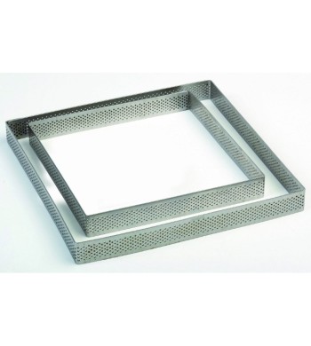 FASCIA INOX MICROFORATA QUADRATA 150 X 150 X H 20 MM - 2/4 P