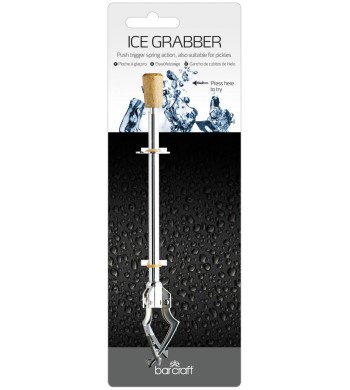 BAR CRAFT PINZE E ROMPIGHIACCIO ACCIAIO INOX KCBCICEPICK  -