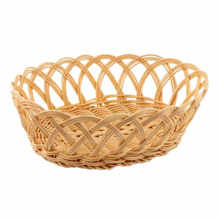 CESTINO PANE OVALE CM 26,5X21CM H8 IN RATTAN SINTETIC