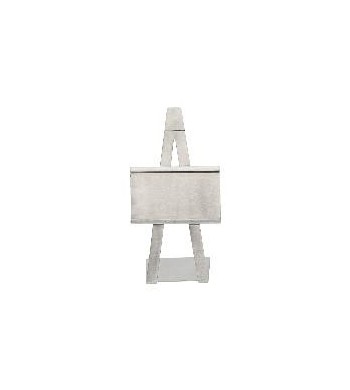 CAVALLETTO ORIZZONTALE, ACCIAIO INOSSIDABILE, 3,5 X 2,75 X 6