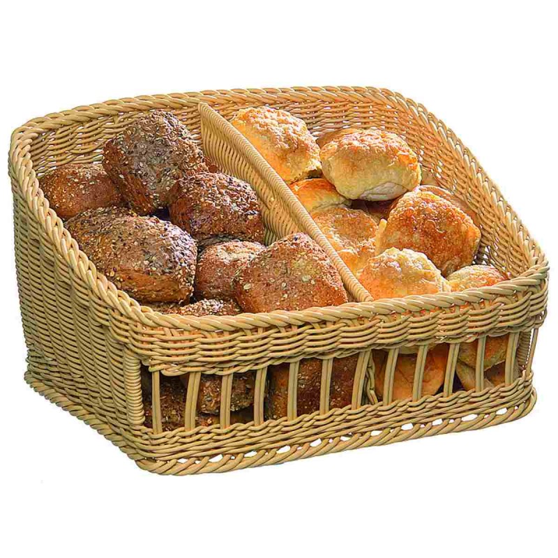 CESTA PANE CM 45X40 POLYRATTAN